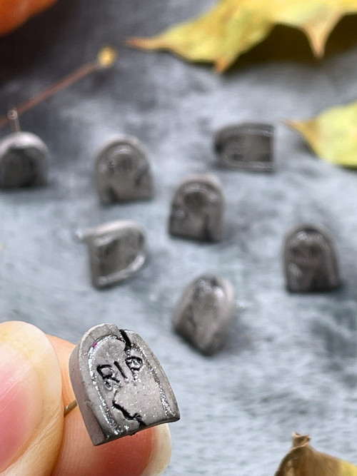 Náušnice halloweenské — foto 1