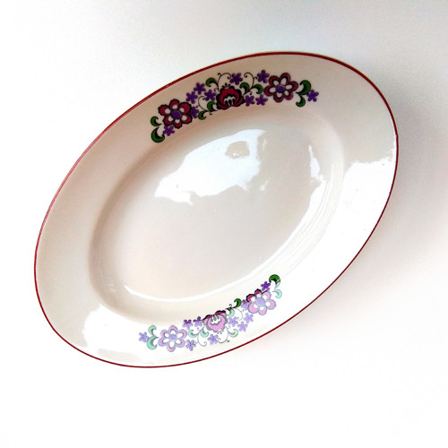 Oválný Porcelánový Talířek — foto 1