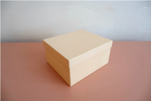 Dárková krabička 20 × 15 × 8.5 cm (béžová)