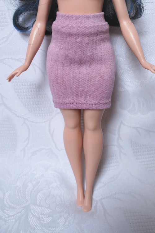 Barbie - baculka - jeans sukně — foto 1