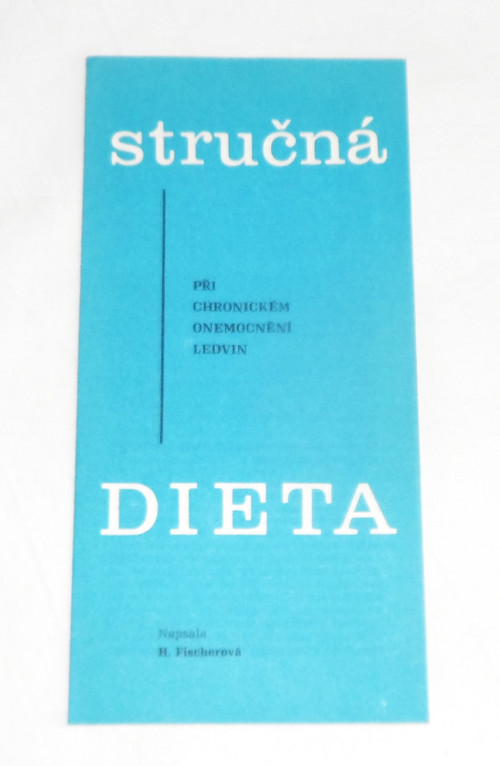 Zdravotnický info LETÁK, nemoci ledvin, 1986