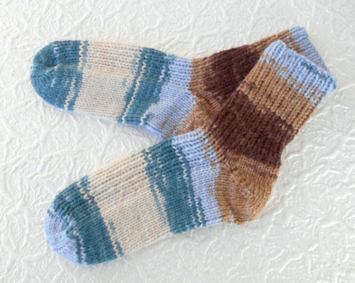 Pletené ponožky délka chodidla 24 - 25 cm