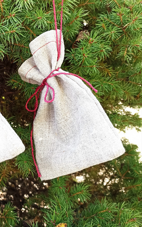 Na každý den jeden - lněné - adventní kalendář
