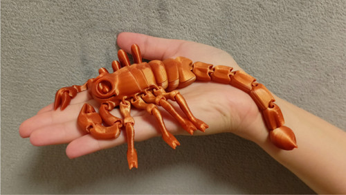 Flexi Štír - 17 cm - 3D tisk — foto 1