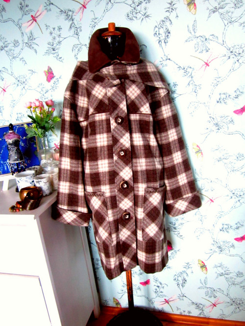 Luxusní kabát oversized , 100% vlna — foto 1