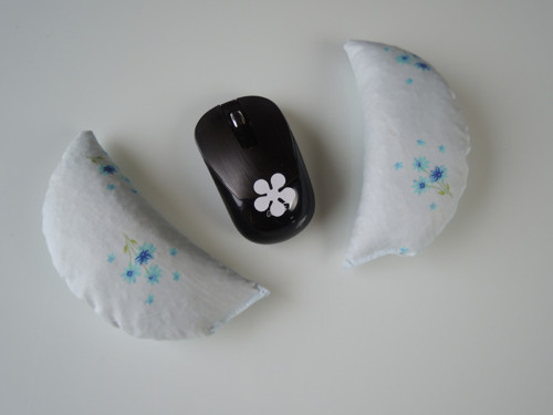 PC-myši polštářek s pohank.slupk.,ovsem a levandul