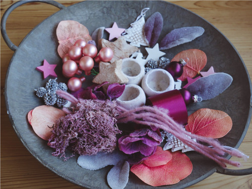 Flowerset Purpurově-lososový / Vánoce 2022014
