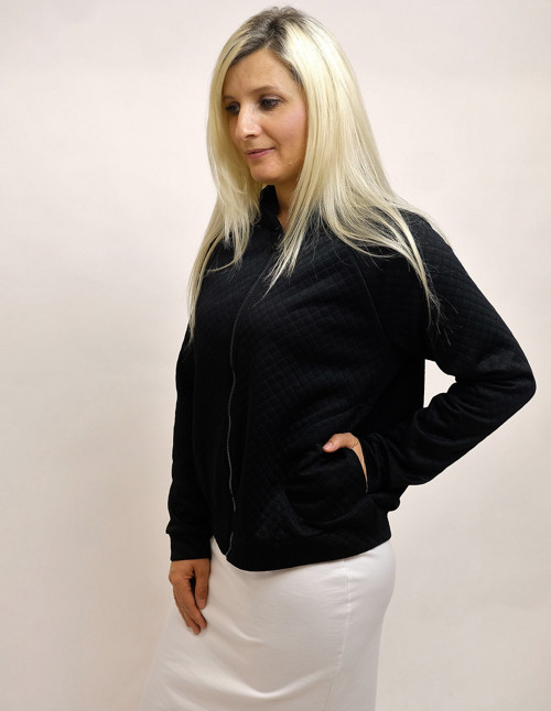 Tepláková bundička styl bomber