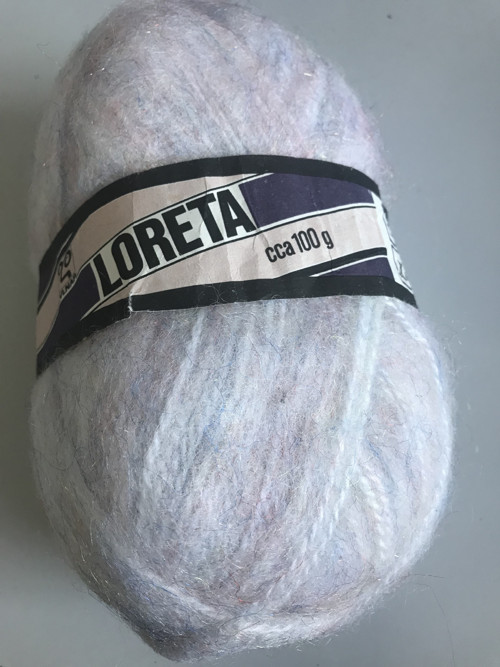 Příze Loreta bílá 100g — foto 1