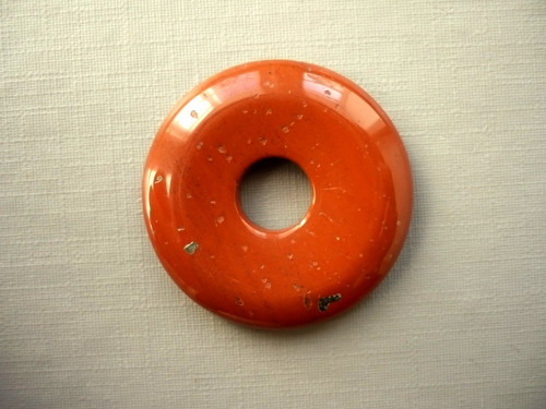 Donut 30 mm - jaspis červený, č.24f