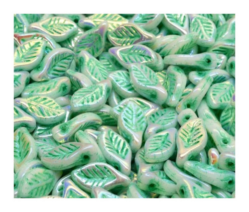 16 ks Ab Whine Green Patina Bay Leaf české