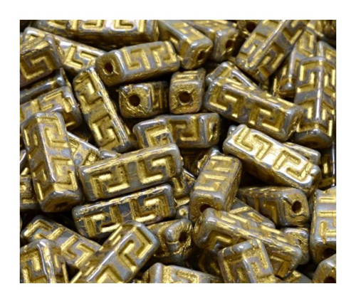 8ks šedé zlato Patina Patina keltský blok