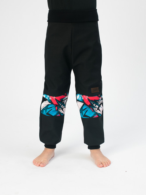 Drexiss zimní soft BLACK-GRAFFITI RED