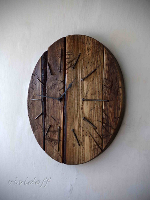 Hodiny nástenné rustic 3