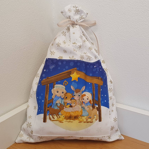 Látkový pytlík - betlém 26 x 36cm