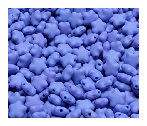 60 ks Matte Violet Christmas Flat Star české