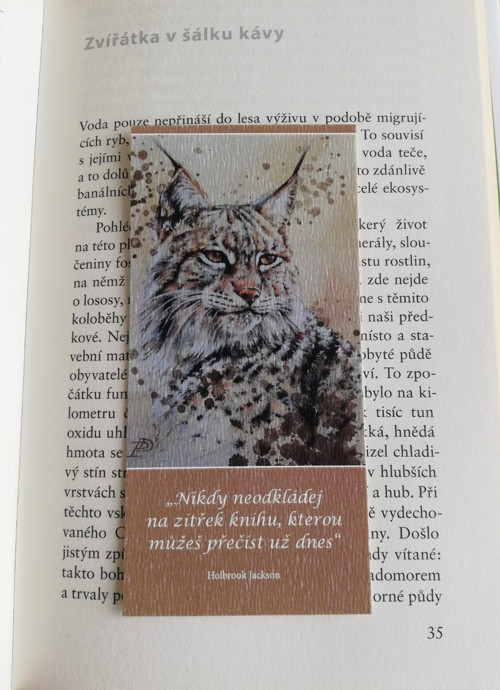 Záložka do knihy Rys