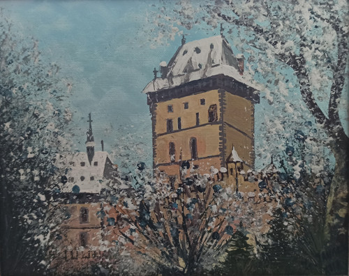 Zimní Karlštejn