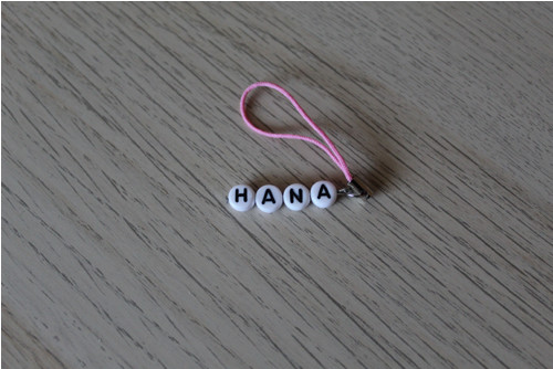 Přívěsek na klíče..Hana