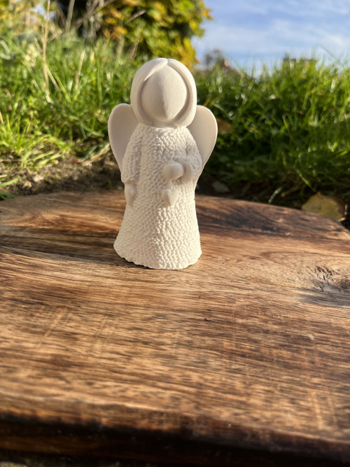 3D Andělka - pletené šaty (10 cm)