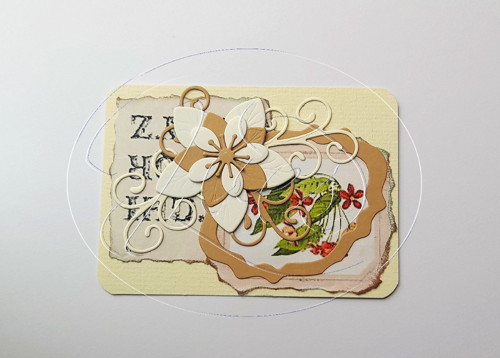 Vzkazová kartička Rustical (736)