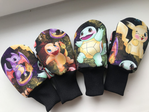 Softshellové rukavice-Pokémoni — foto 1