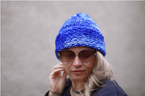 Gingham / čepice / merino — foto 1