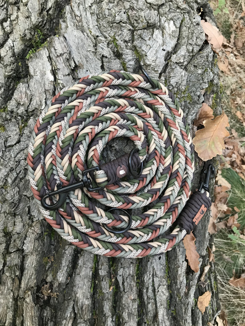 Přepínací paracord vodítko - 2m