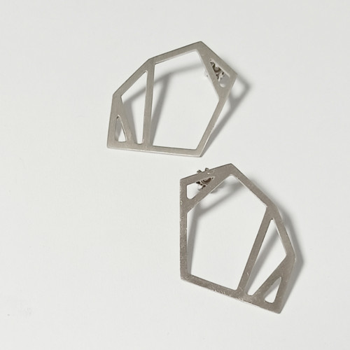 Náušnice z kolekce HEPTAGONS (Ag 925/1000)