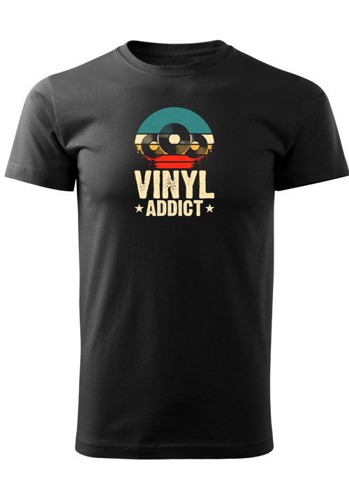 Pánské tričko "Vinyl Addict" — foto 1