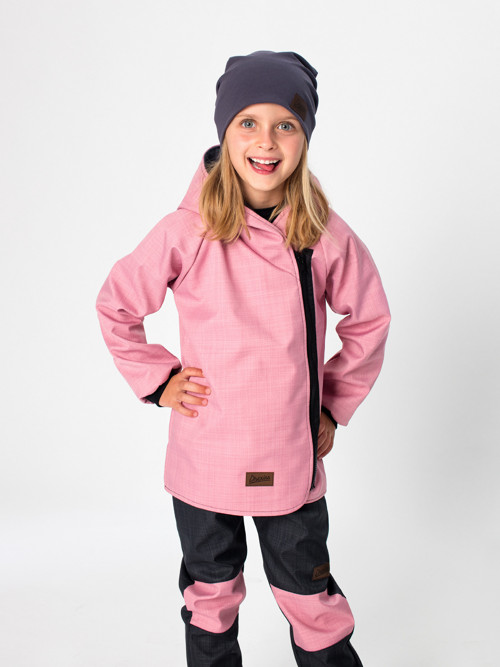 Drexiss SOFT kabátek OLD PINK/ANTRACIT