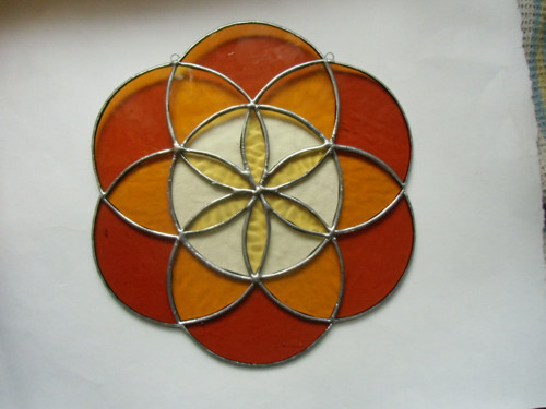 Vitrážová mandala