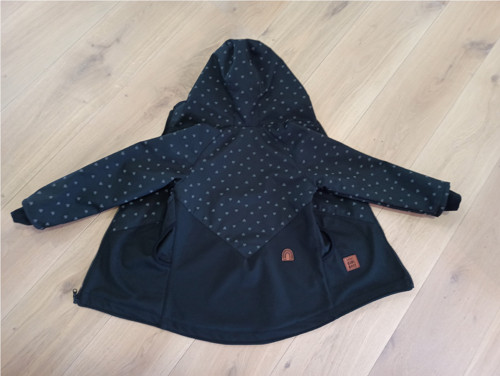 Softshellová reflexní bunda s flísem 122/128 — foto 1