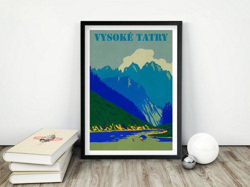 Vintage plakát Vysoké Tatry - 1960