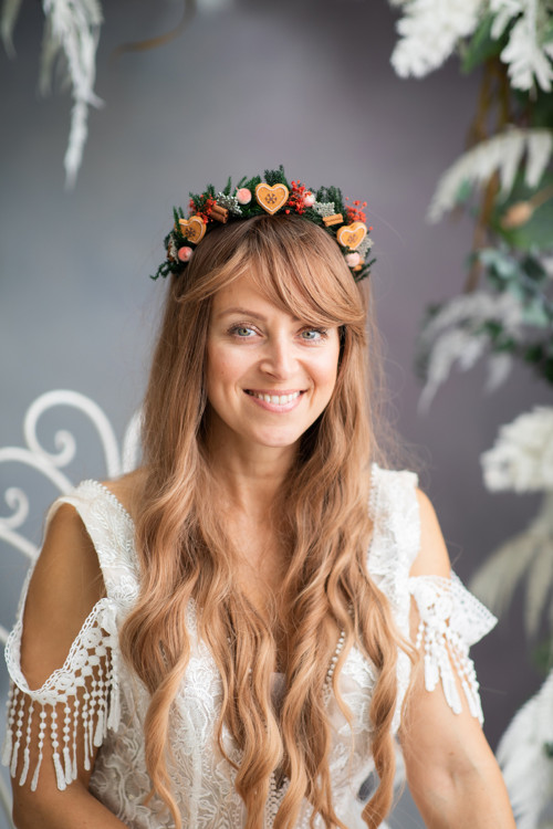 Vánoční čelenka "vánoční perníčky"