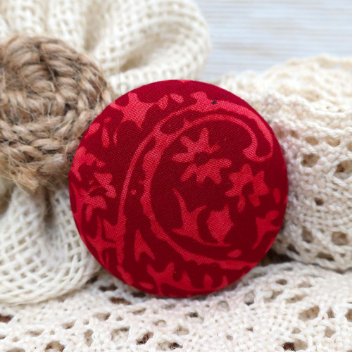 Buttonková brož Vánoční 38mm — foto 1