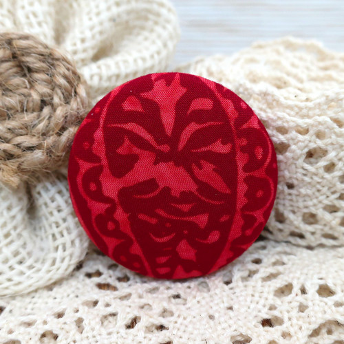 Buttonková brož Vánoční 38mm