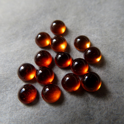 Oranžový Hessonit Tanzánie - 4mm