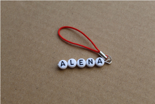 Přívěsek na klíče..Alena