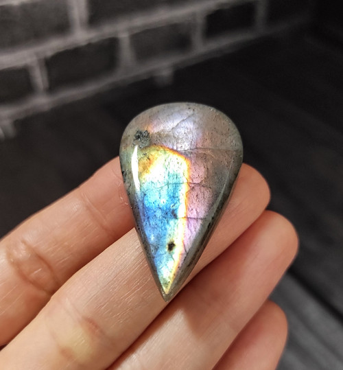 Labradorit, ID 2617, 40x24 mm