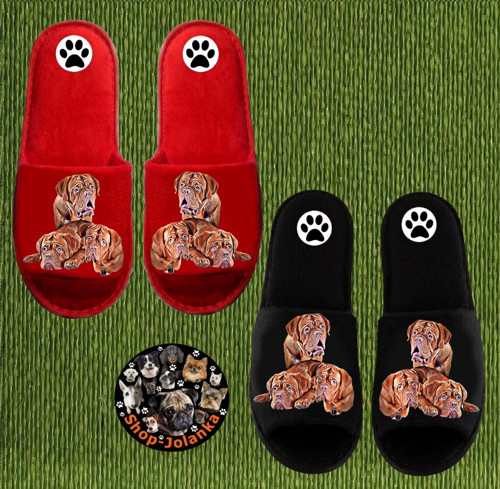 Bordeauxská Doga Bačkůrky- Pantofle
