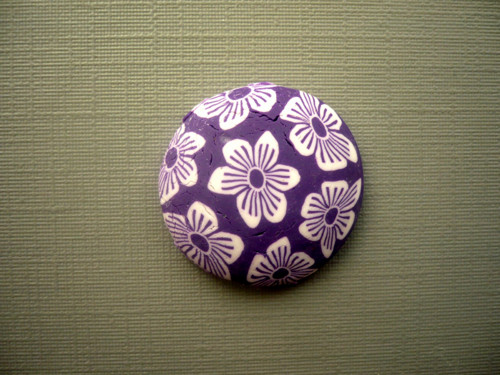 Kabošon - fimo 21 mm, č.1f