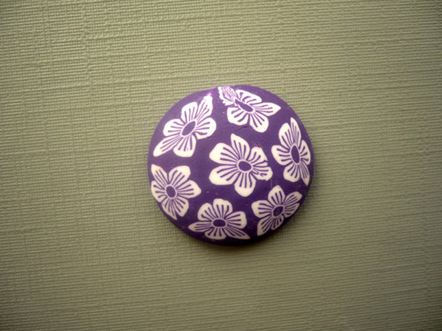 Kabošon - fimo 21 mm, č.4