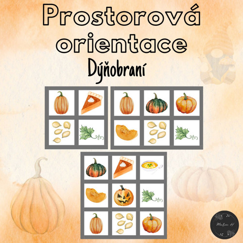 Dýňobraní, prostorová orientace