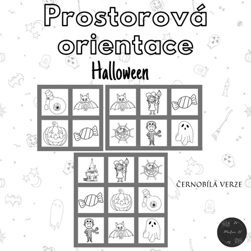 Halloween, prostorová orientace (černobílá verze)