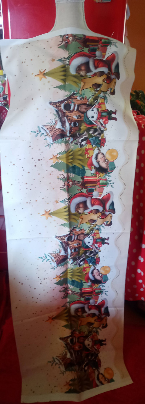 Bavlněný panel bordura-50x145cm skladem