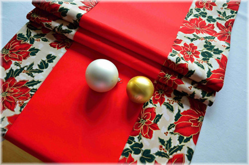 Běhoun 40x132 - Poinsettia red