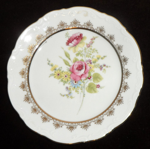 Porcelánový dezertní TALÍŘ • Mitterteich, Bavaria