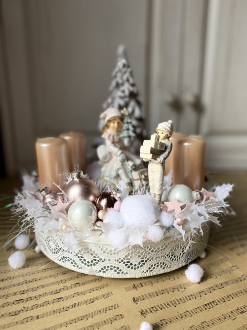 Adventní věnec Bílé Vánoce 2 — foto 1