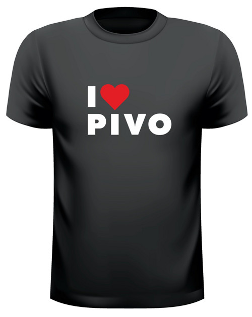 Tričko I love pivo